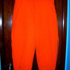 10X Mens Warm Insulated Neon Orange Hunting Pants Size XL 40"